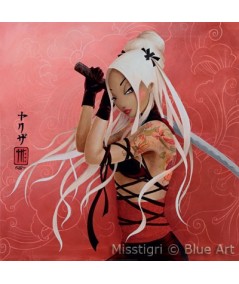 Affiche MISSTIGRI Yakuza 30x30cm