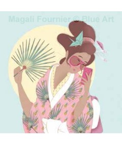 Affiche Magali FOURNIER Selfie 50x50cm