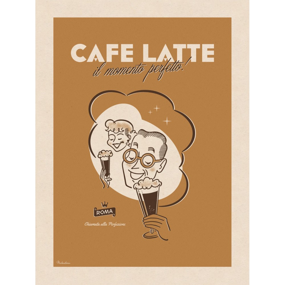 Affiche MISTERATOMIC Latte