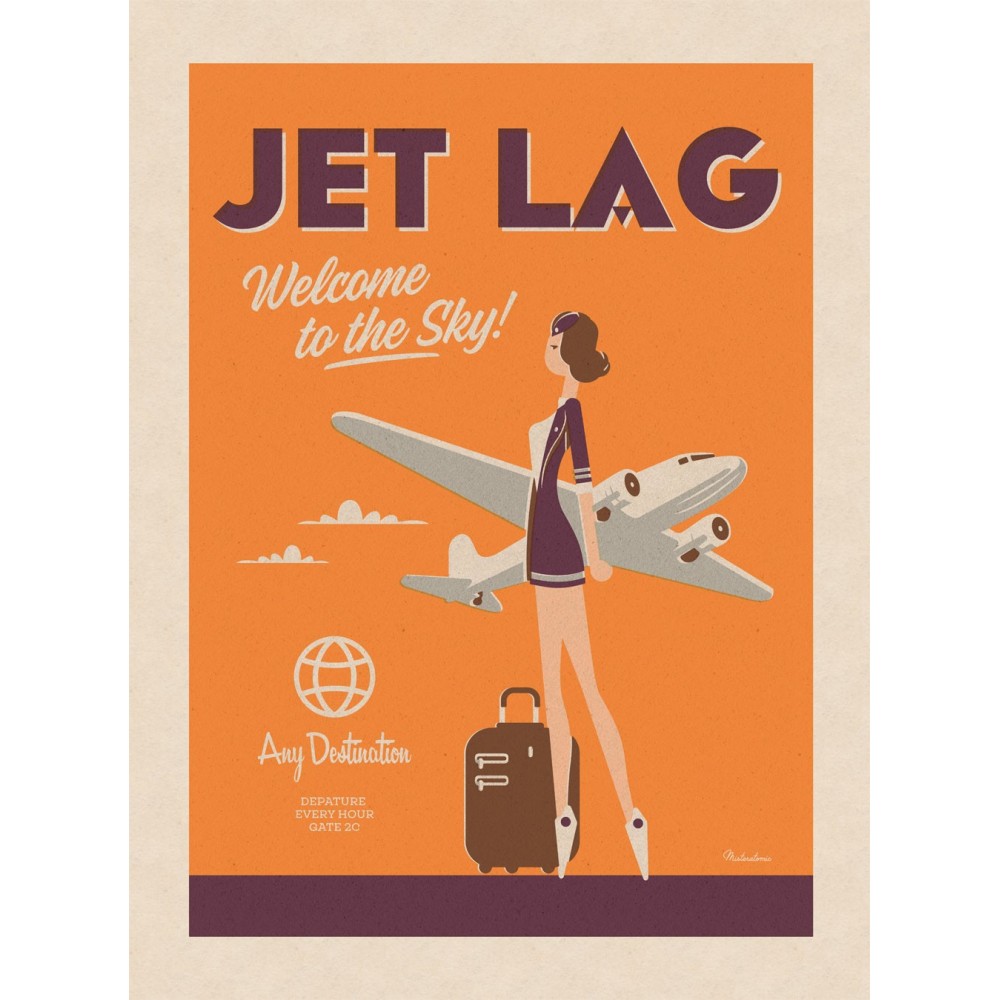 Affiche MISTERATOMIC Jet lag
