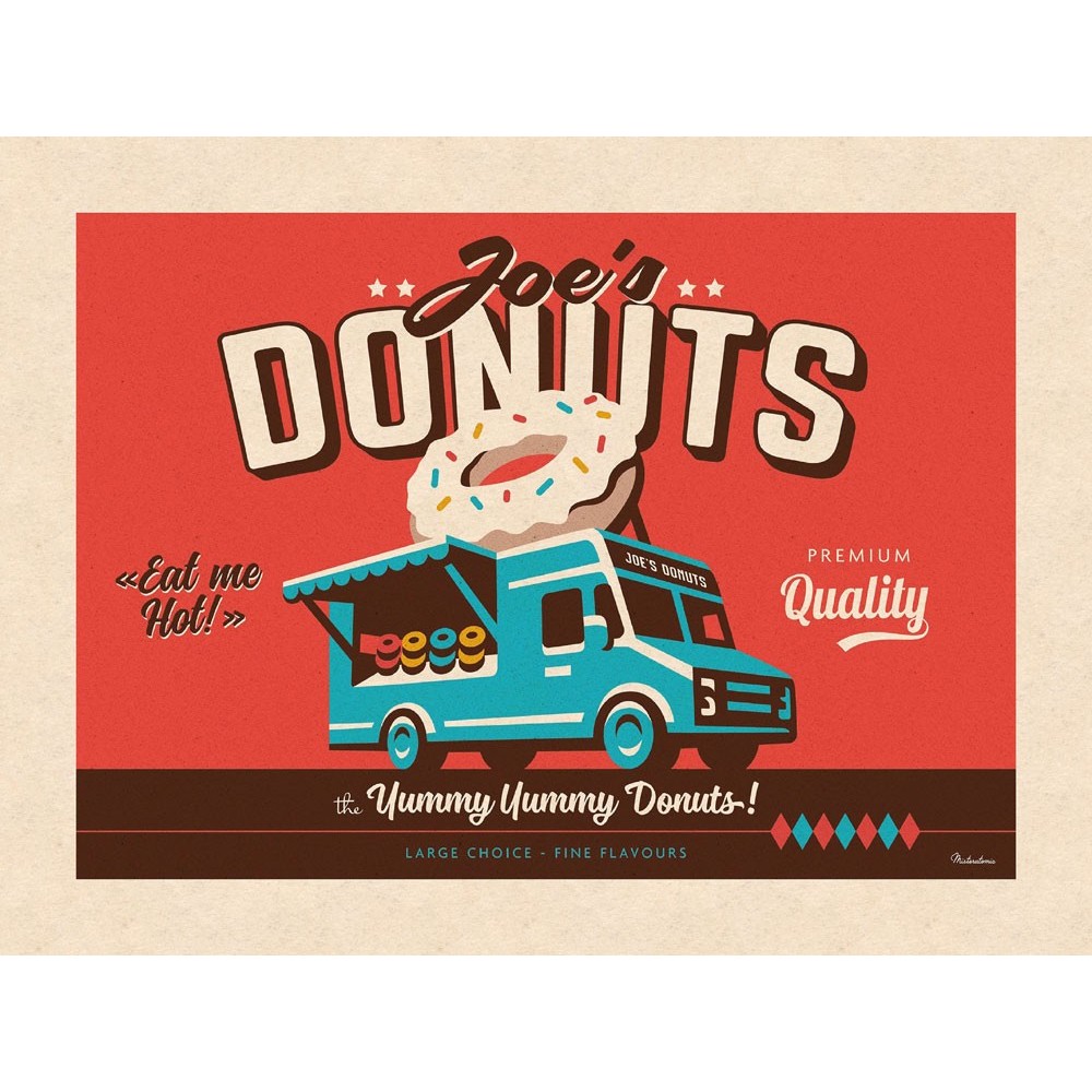 Affiche MISTERATOMIC Donuts