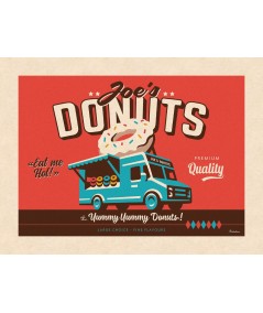 Affiche MISTERATOMIC Donuts