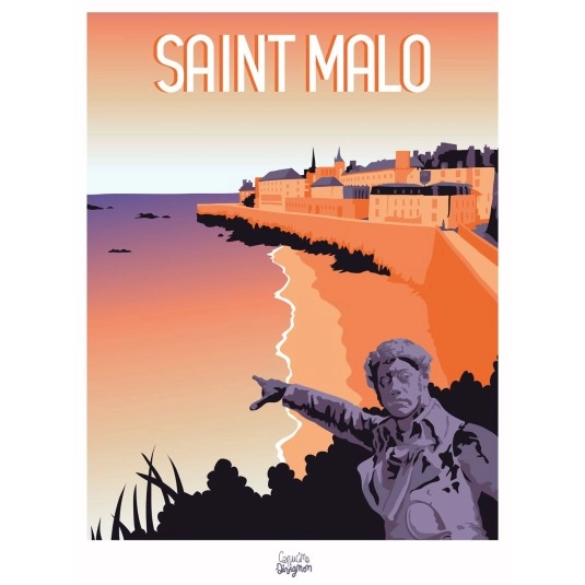 Affiche Capucine SIVIGNON Saint-Malo