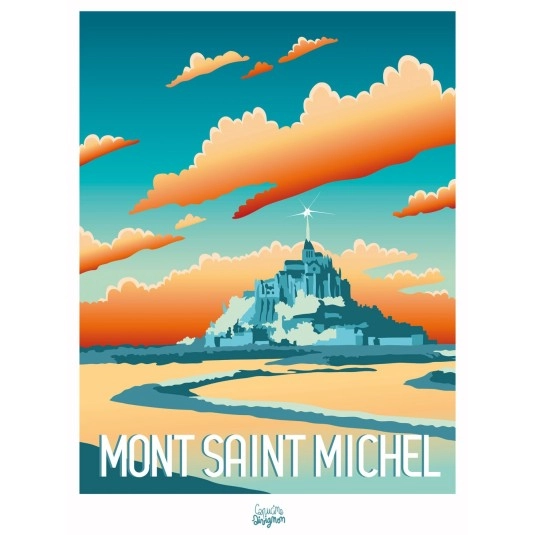 Affiche Capucine SIVIGNON Mont Saint-Michel
