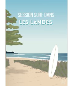 Affiche Breizh Loulou Les Landes
