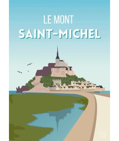 Affiche Breizh Loulou Mont Saint-Michel
