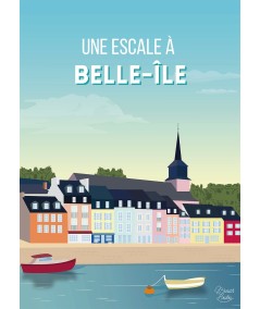 Affiche Breizh Loulou Escale à Belle Ile
