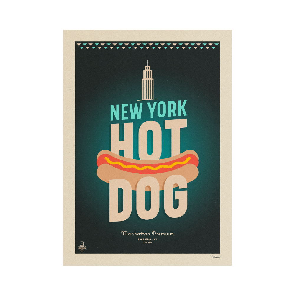 Affiche MISTERATOMIC Hot Dog