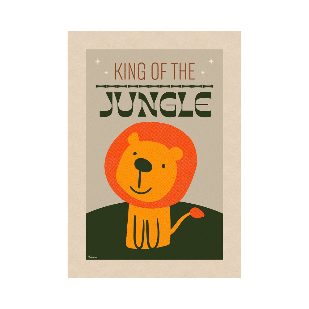 Affiche MISTERATOMIC King of the jungle
