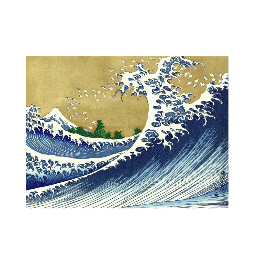 Affiche Katsushika Hokuasai The Big Wave
