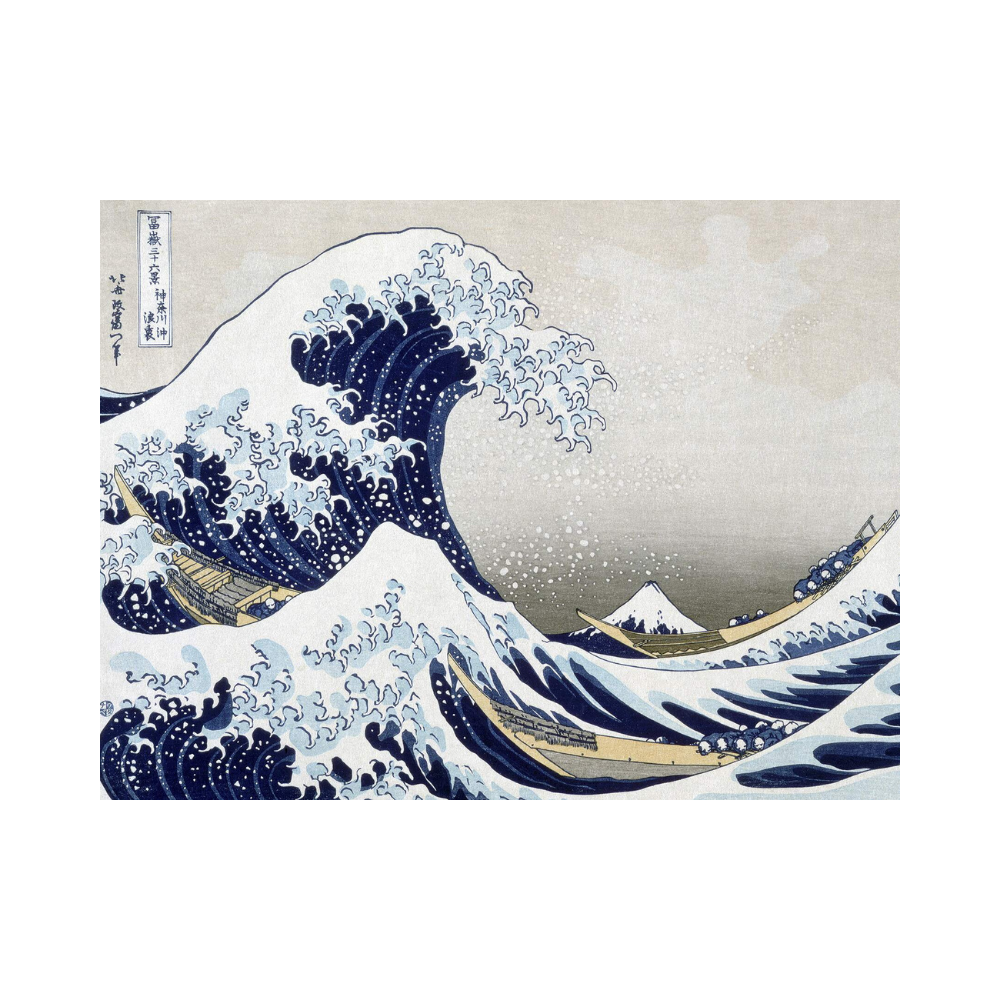 Affiche Katsushika Hokuasai The Wave off Kanagawa