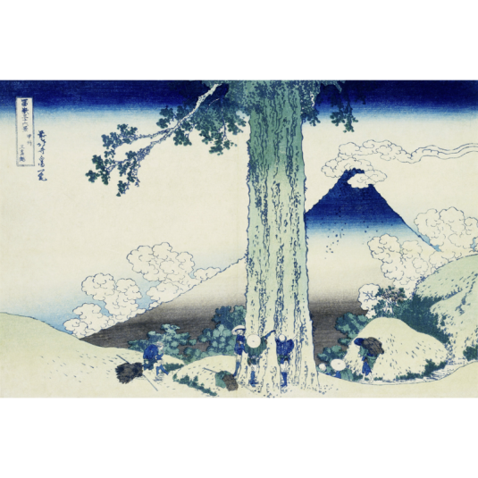 Affiche Katsushika Hokuasai View of Mount Fuji