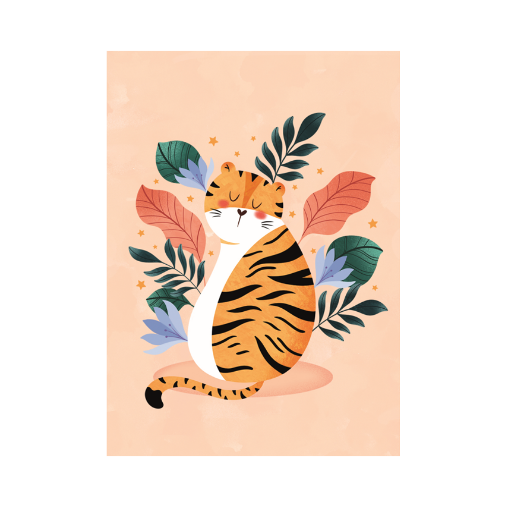 Affiche Marion Blanc Tigre