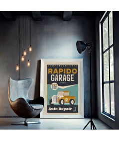Affiche MISTERATOMIC Rapido garage