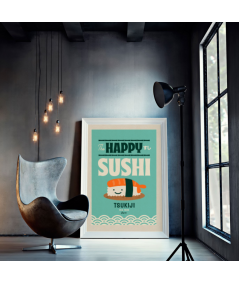 Affiche MISTERATOMIC Sushi
