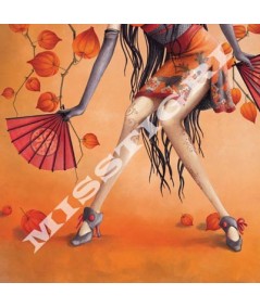 Carte MISSTIGRI Miss Sen'su 14x14cm