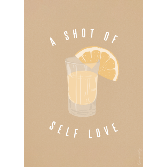 Affiche Agathe Marty Shot of self love