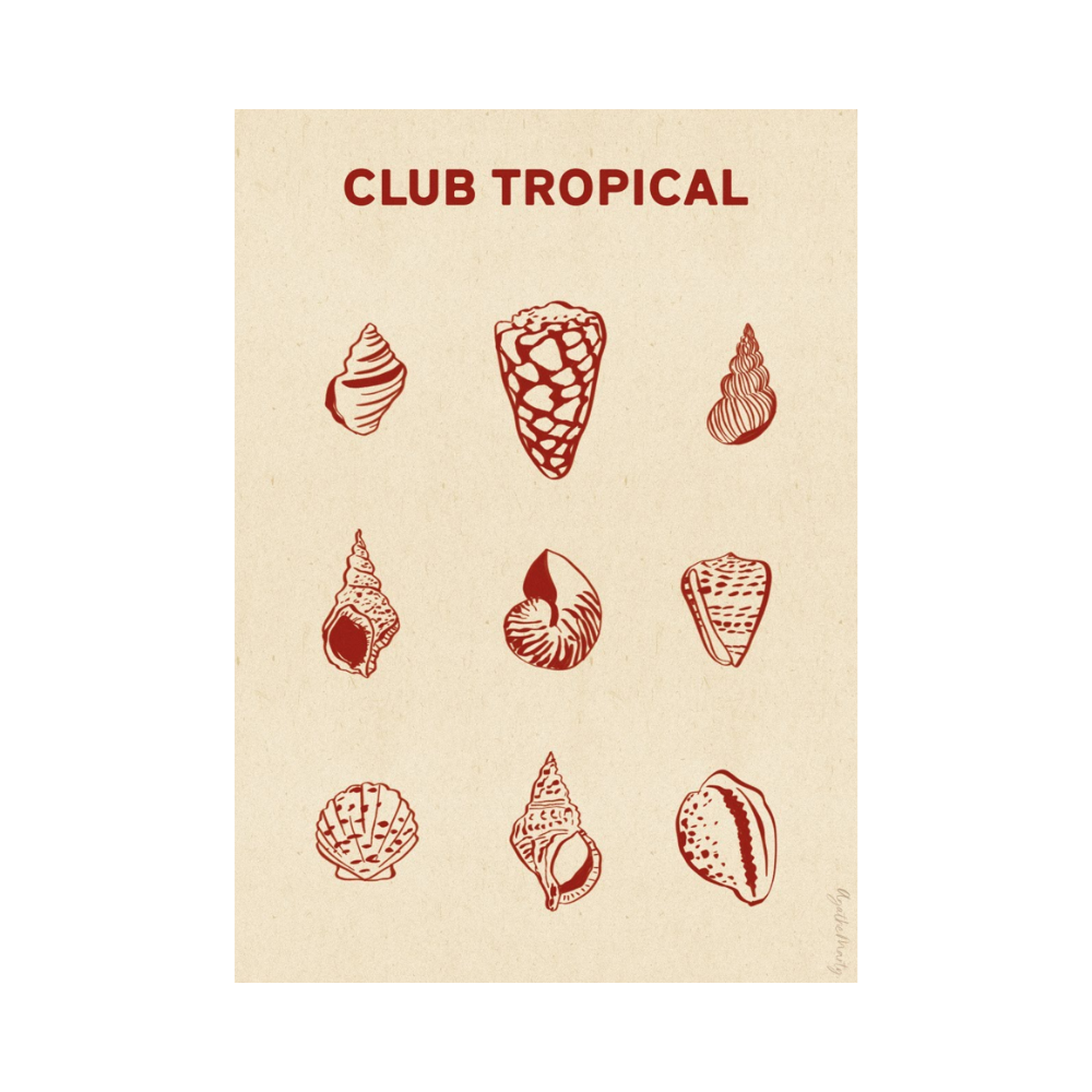 Affiche Agathe Marty Club Tropical