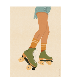 Affiche Agathe Marty Roller skates