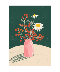 Affiche Gigi Rosado Winter bouquet