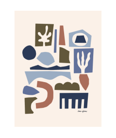 Affiche Claire Iglesias Abstract puzzle 11