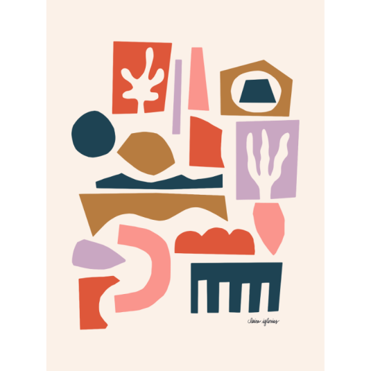 Affiche Claire Iglesias Abstract puzzle 10