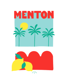 Affiche Ally Dit Hawaii Menton