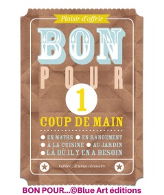 Carte "BON POUR" 1 Coup de main 12x17cm