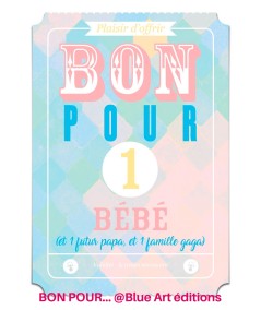 Carte "BON POUR" 1 bébé 12x17cm