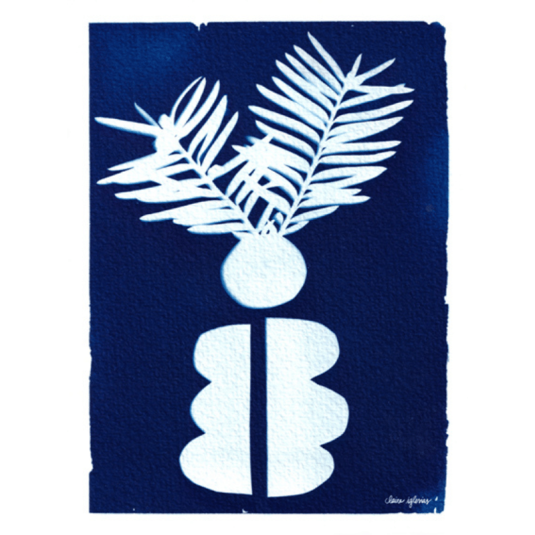 Affiche Claire Iglesias Cyanotype Collage 8