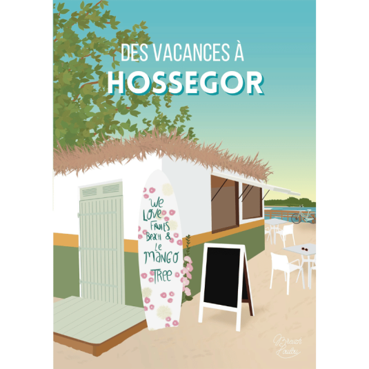 Affiche Breizh Loulou Hossegor