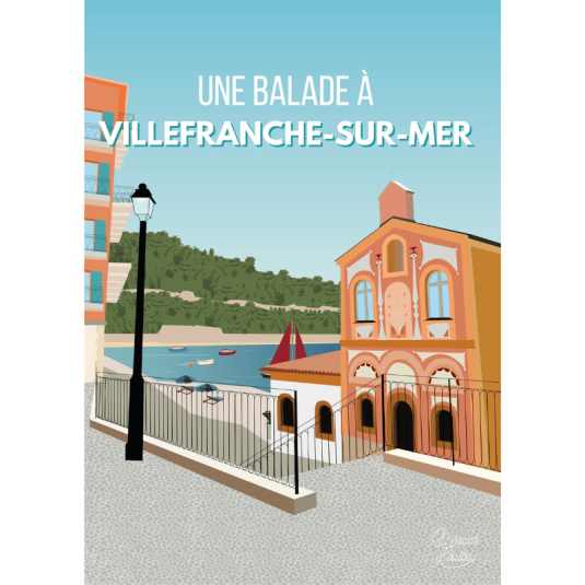 Affiche Breizh Loulou Villefranche-Sur-Mer