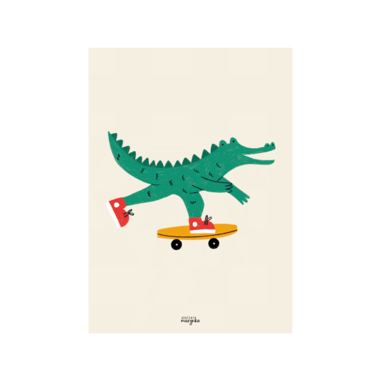 Affiche Manon Boche Crocodile