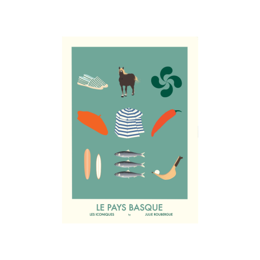 Affiche Julie Roubergue Les Essentiels Pays Basque