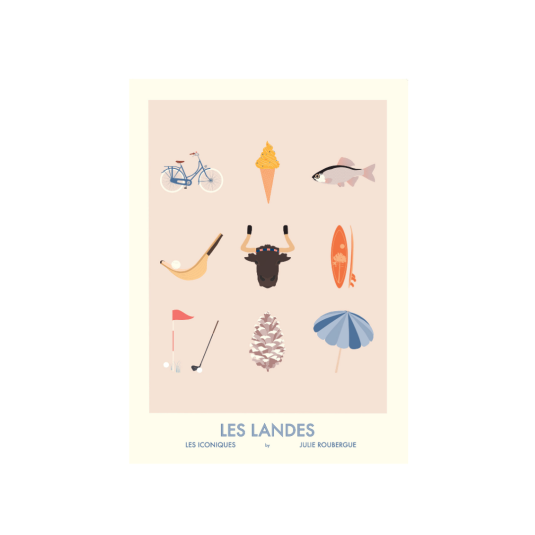 Affiche Julie Roubergue Les Essentiels Les Landes