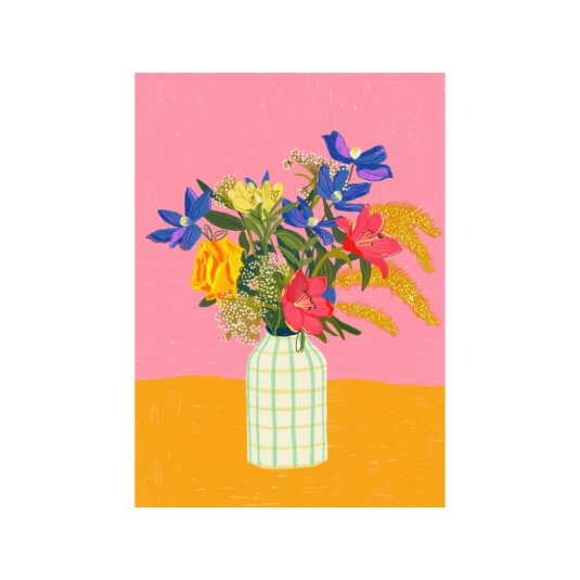Affiche Gigi Rosado Bouquet of Flowers