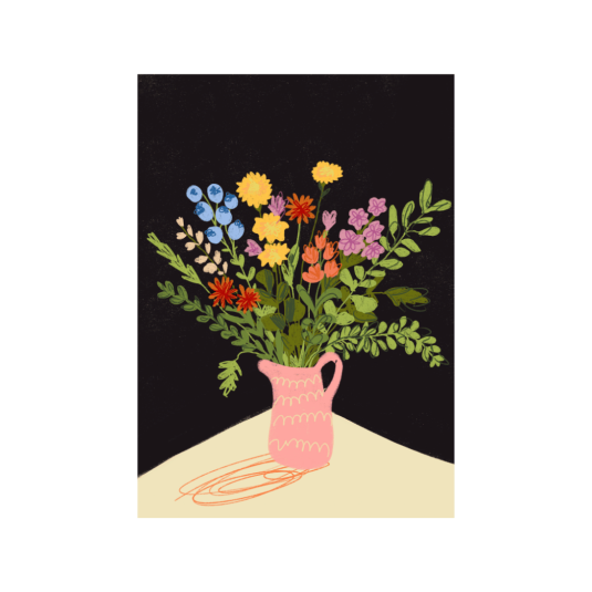 Affiche Gigi Rosado Flowers in a vase