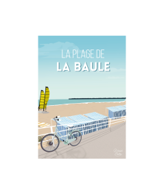 Affiche Breizh Loulou Catamaran La Baule