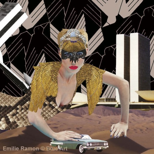 Affiche Emilie RAMON Cleopatra 50 x 50 cm