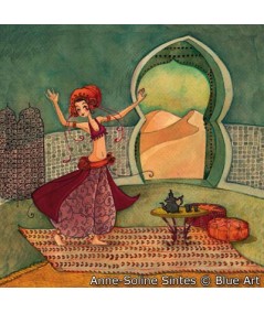Carte Anne-Soline SINTES Danseuse du désert