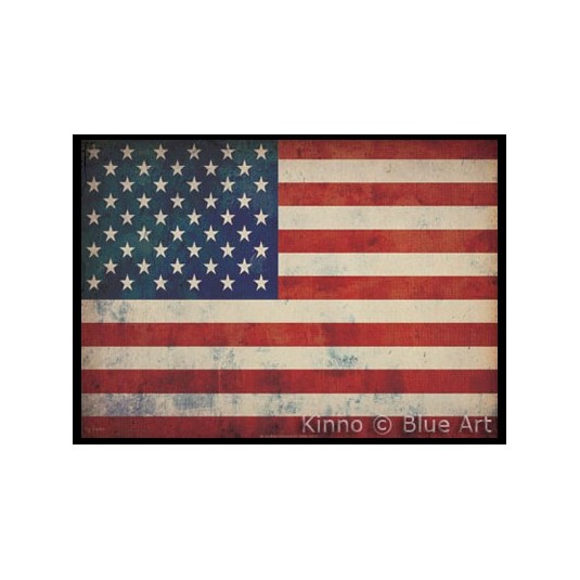 Cadre Kinno US flag 50x70cm